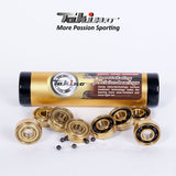 Gold ceramic skate bearings